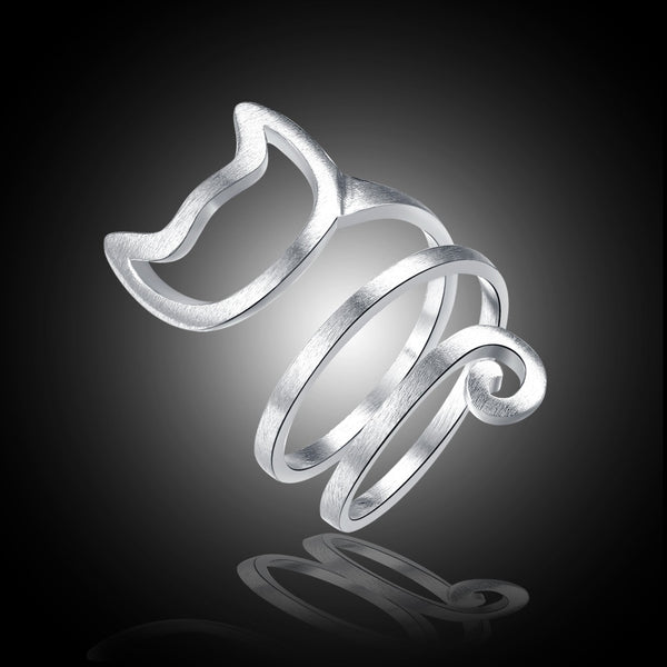 Spiral Cat Ring