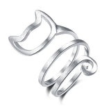 Spiral Cat Ring