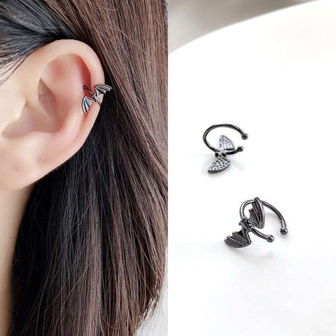 Bat Ear Clip Earrings