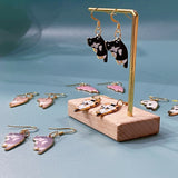 DANGLING CATS EARRING