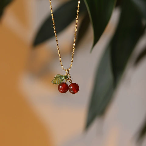 Cherry Fruit Necklace