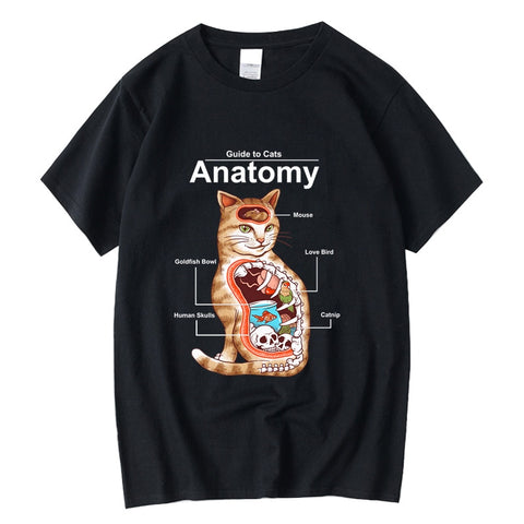 Anatomy of Cat 100% cotton