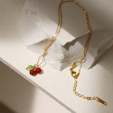 Cherry Fruit Necklace