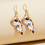 DANGLING CATS EARRING