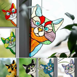 Stain Cat Suncatcher For Window