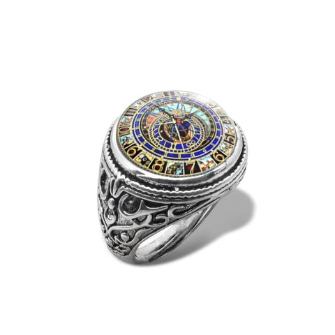 Astronomical Glass Dome Ring