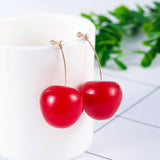 Realistic Cherry Earrings