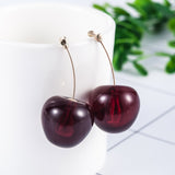 Realistic Cherry Earrings