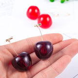 Realistic Cherry Earrings