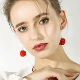 Realistic Cherry Earrings