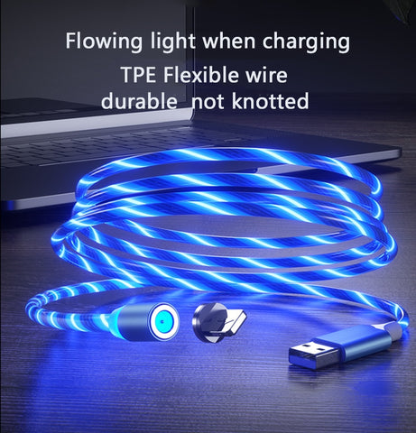 Magnetic Luminous Lightning USB Cable