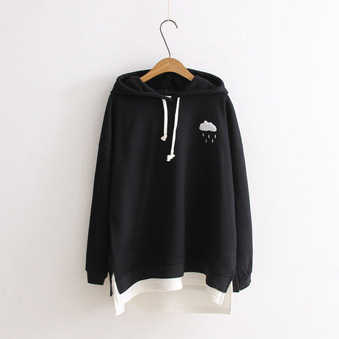 Rain Pattern Casual Hoodie