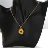 Sunflower Warmth Necklace