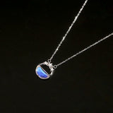 Glowing Discoloration Moon Necklace