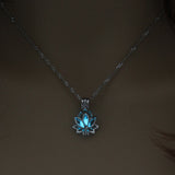 Glowing Discoloration Moon Necklace