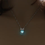 Glowing Discoloration Moon Necklace