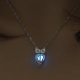 Glowing Discoloration Moon Necklace