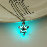 Glowing Discoloration Moon Necklace