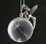 Exquisite Fairy Real Dandelion Necklace