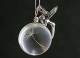 Exquisite Fairy Real Dandelion Necklace