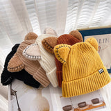 Warm Knitted Cat Ears Beanie