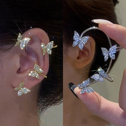 Butterfly Ear Clips