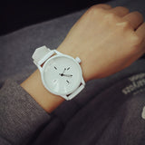 Women MILER Soft Silicone Strap Quartz Wristwatches