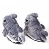 Furry Shark Slippers