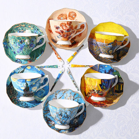 Van Gogh Art Tea Cup