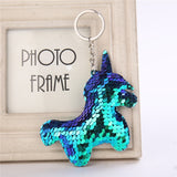 Shiny Unicorn Glitter Keychain