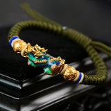 Temperature Color Changing Braided Dragon Bracelet