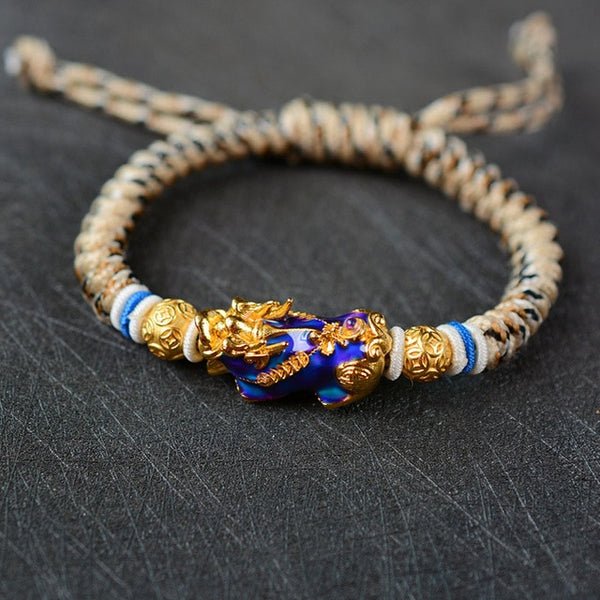 Temperature Color Changing Braided Dragon Bracelet