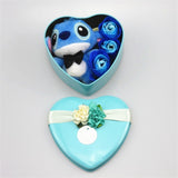 Stitch Plush with Soap Flowers