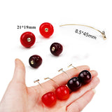 Realistic Cherry Earrings