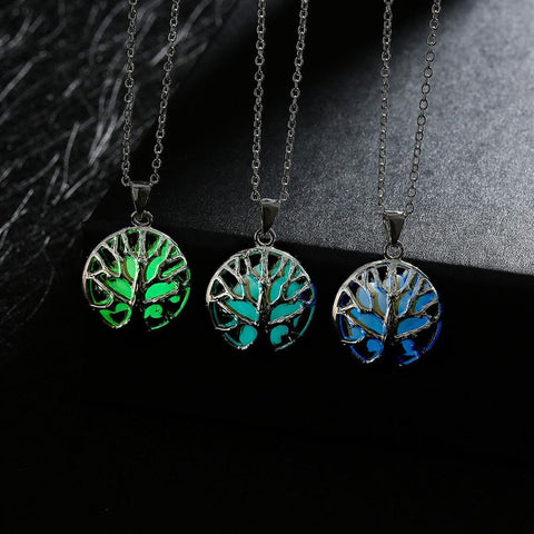 Luminous Tree of Life Beads Necklace